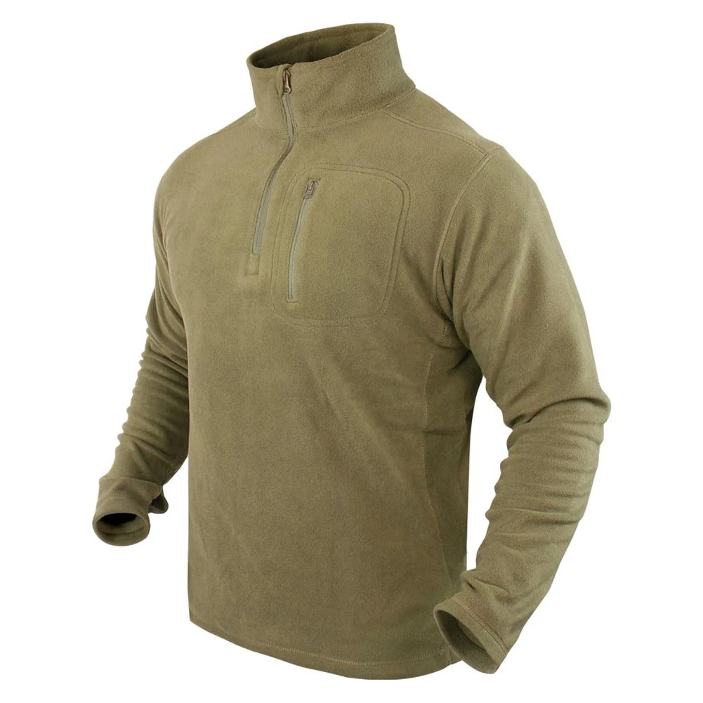 Condor 1/4 Zip Fleece Pullover Tan 3 Condor 1/4 Zip Fleece Pullover Tan