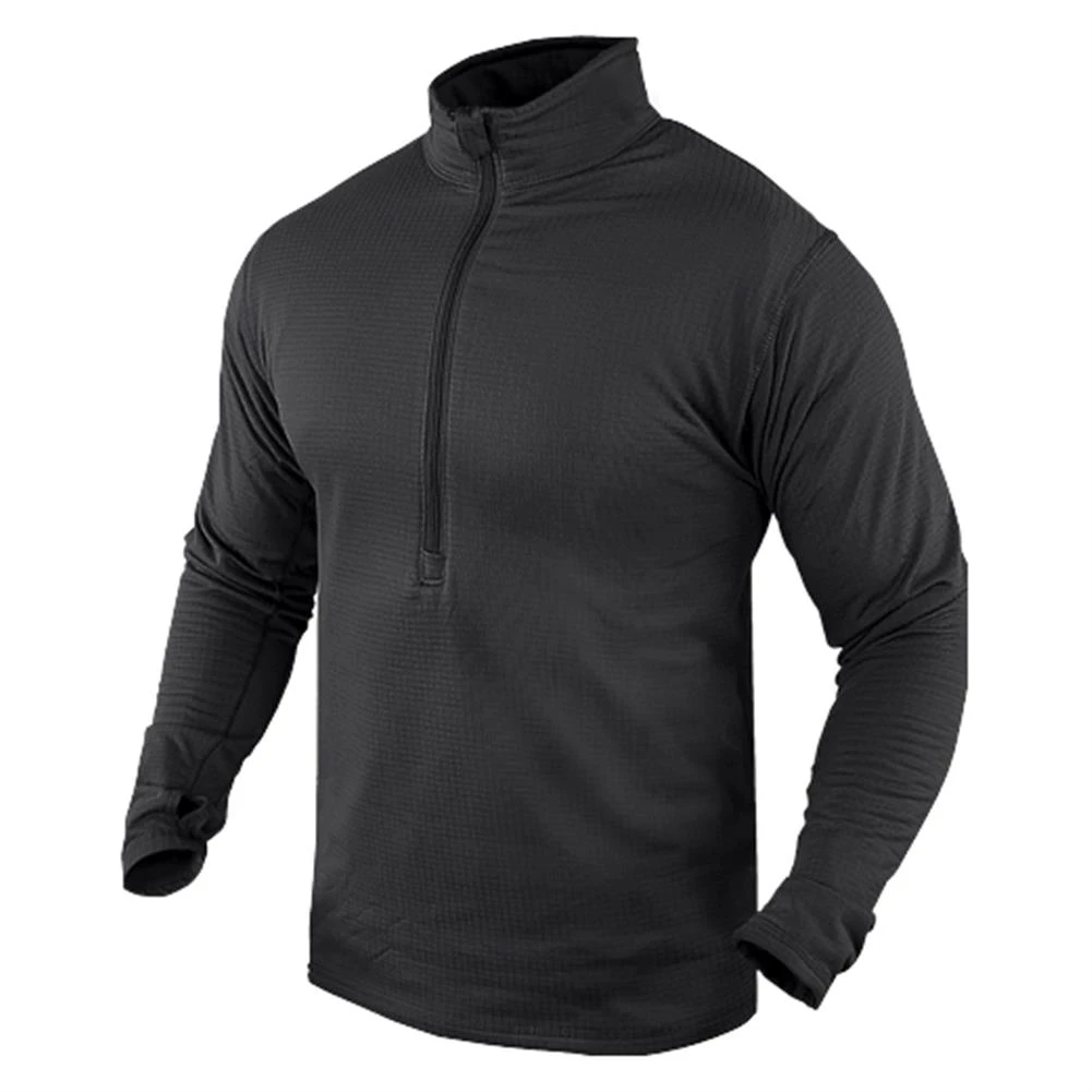 Men's Condor Base II Zip Pullover Black 3 Men's Condor Base II Zip Pullover Black