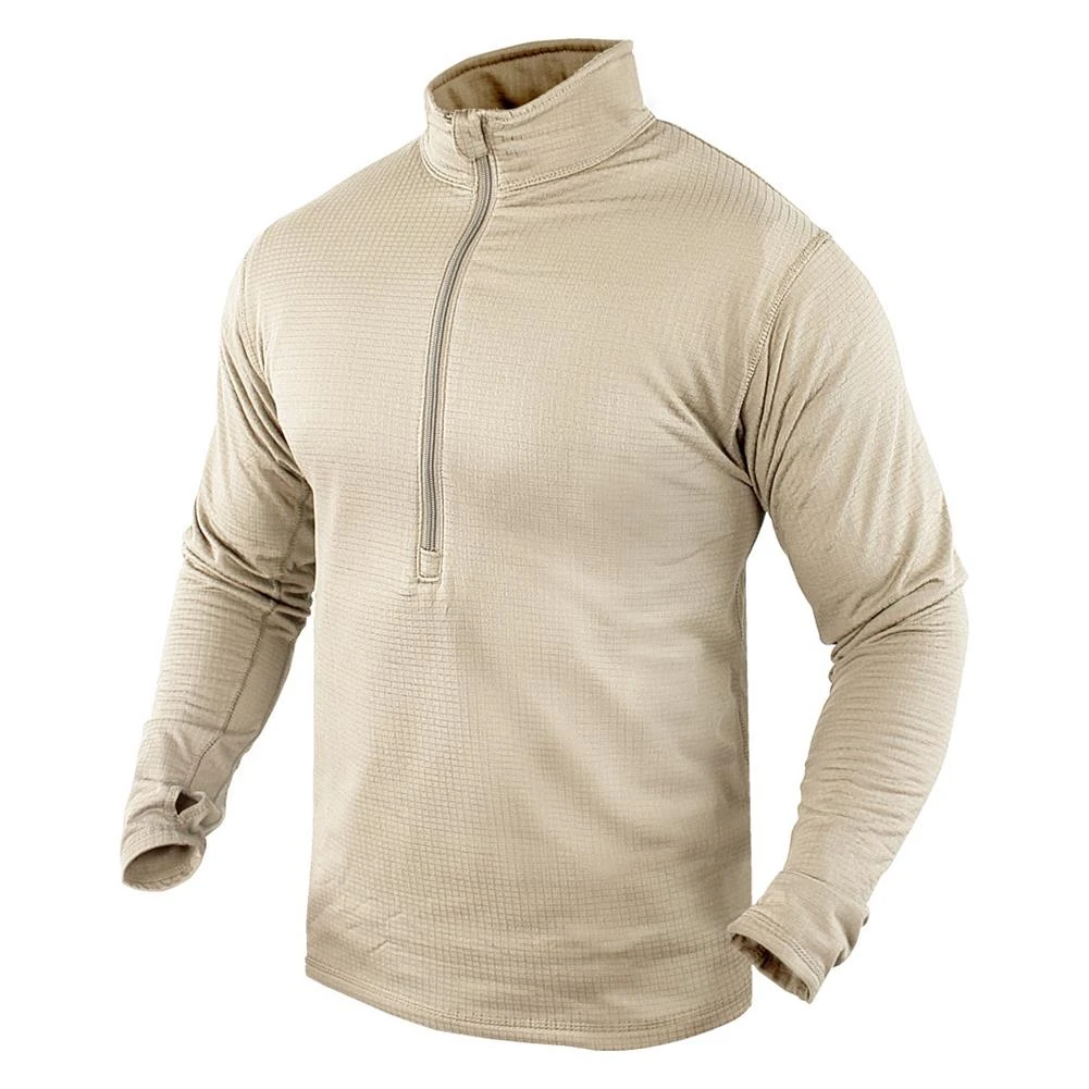 Men's Condor Base II Zip Pullover Sand 3 Men's Condor Base II Zip Pullover Sand