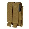 Condor Double Pistol Mag Pouch Brown -Condor Shop 0 1001 condor double pistol mag pouch coyote brown