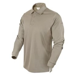 Men's Condor Performance Long Sleeve Polo Sand