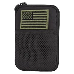 Condor Pocket Pouch With US Flag Patch Black