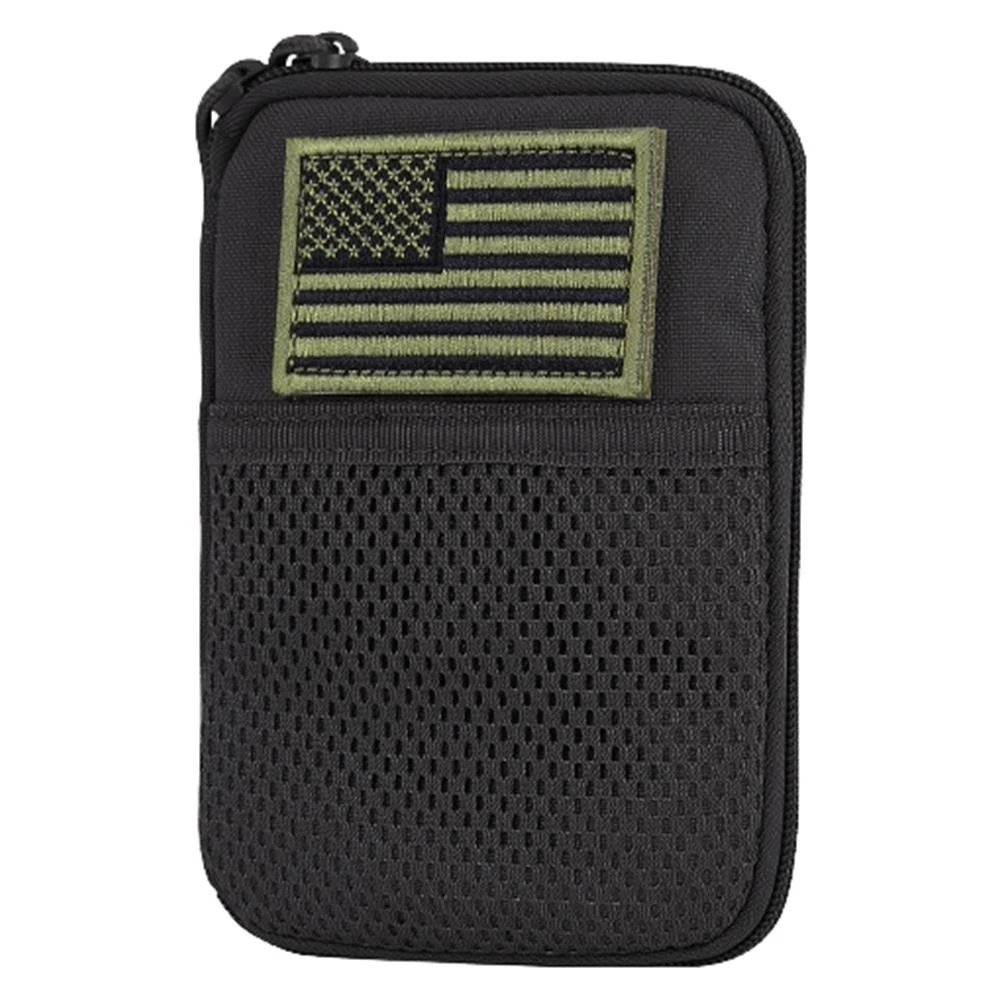 Condor Pocket Pouch With US Flag Patch Black 3 Condor Pocket Pouch With US Flag Patch Black