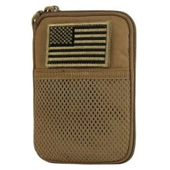 Condor Pocket Pouch With US Flag Patch Brown