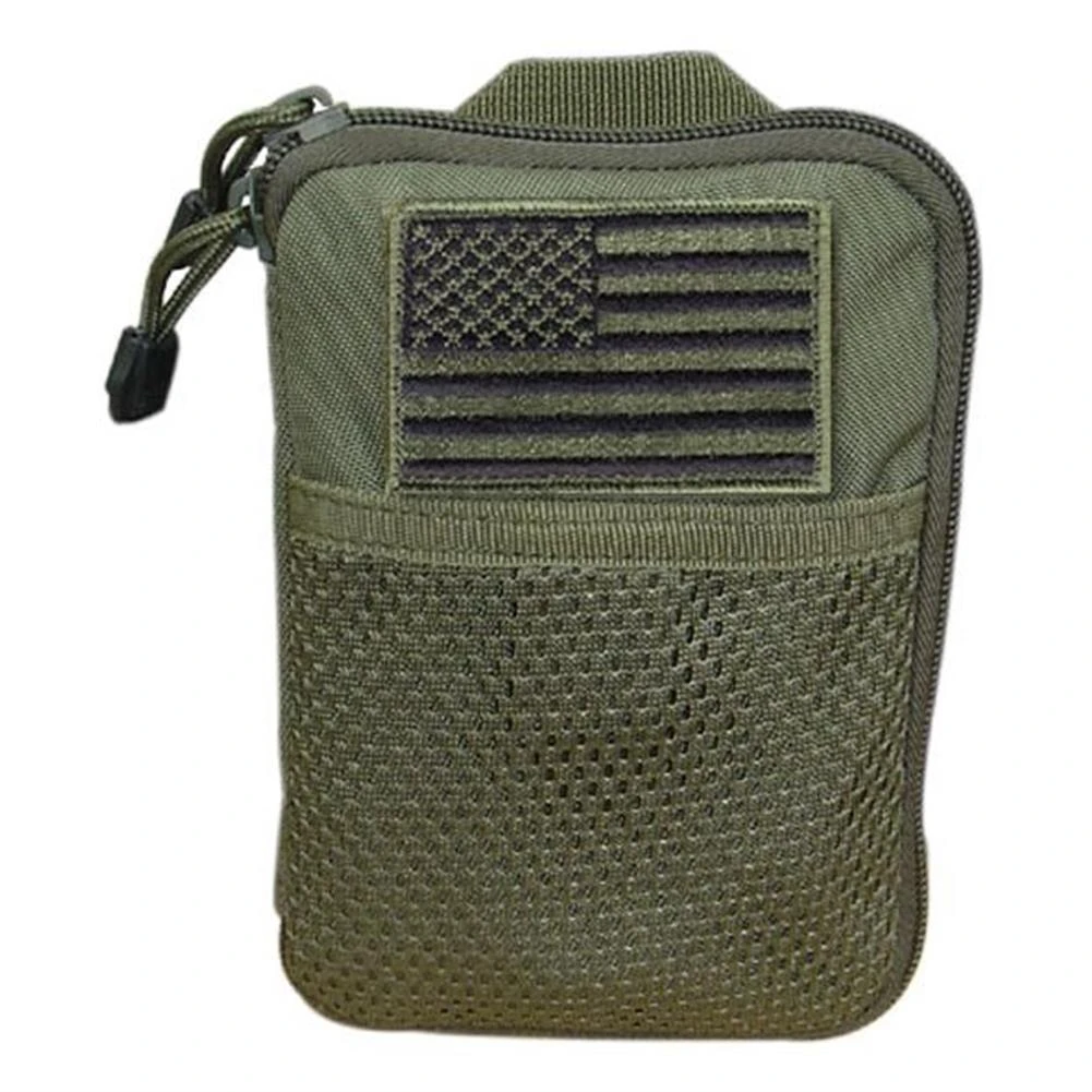 Condor Pocket Pouch With US Flag Patch Drab 3 Condor Pocket Pouch With US Flag Patch Drab