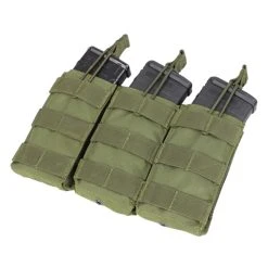 Condor Triple M4/M16 Open-Top Mag Pouch Green